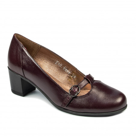 Chaussures décontractées / élégantes femme 6012 bordeaux