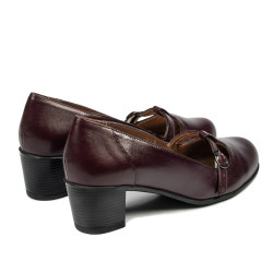 Chaussures décontractées / élégantes femme 6012 bordeaux