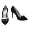 Chaussures élégantes femme 1279 noir antilope