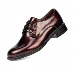 Chaussures décontractées femme 6020 vernis bordeaux
