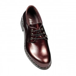 Chaussures décontractées femme 6020 vernis bordeaux