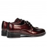 Chaussures décontractées femme 6020 vernis bordeaux