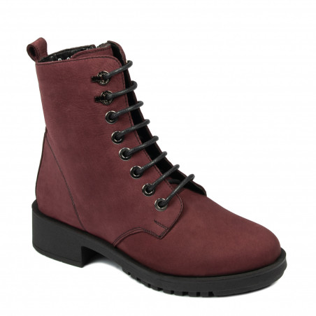 Bottes femme 3336 bufo bordeaux