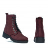 Bottes femme 3336 bufo bordeaux