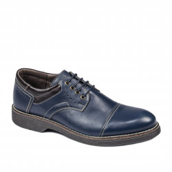 Chaussures casual homme 848 indigo+café
