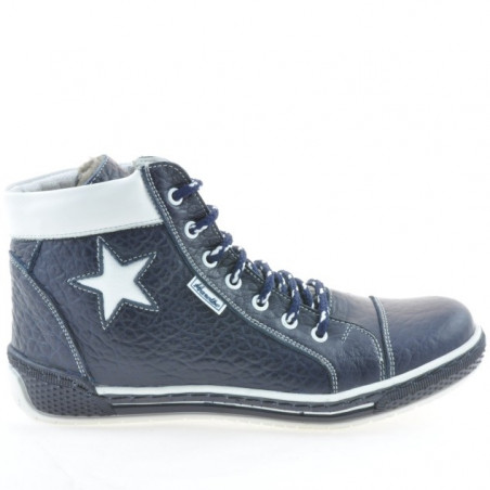 Bottes femme 3274 indigo+blanc