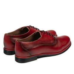 Chaussures décontractées femme 671 en rouge
