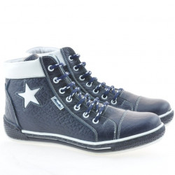Bottes femme 3274 indigo+blanc
