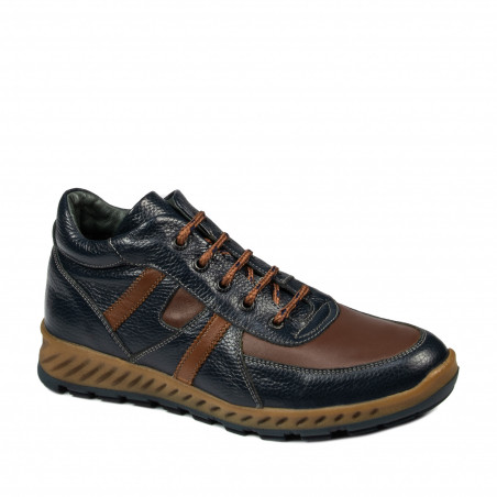 Bottes homme 4120 indigo+marron
