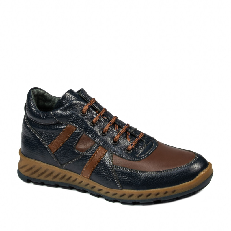 Bottes homme 4120 indigo+marron