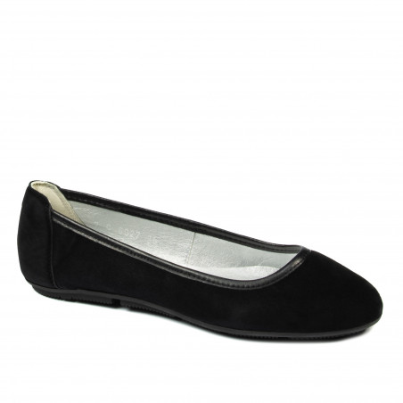 Ballerines femme 6027 noir velours
