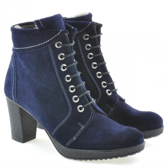 Bottines femme 3231 indigo velours