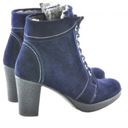 Bottines femme 3231 indigo velours