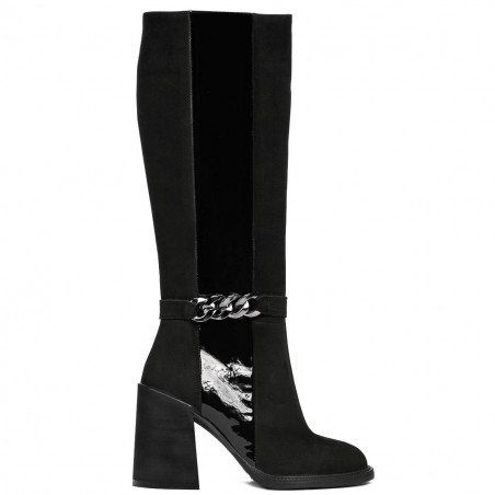 Bottes femme 1185 bufo noir combiné