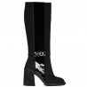 Bottes femme 1185 bufo noir combiné