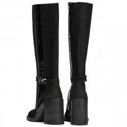 Bottes femme 1185 bufo noir combiné