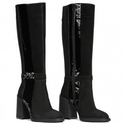 Bottes femme 1185 bufo noir combiné