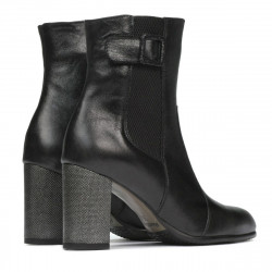 Bottes femme 1177 noir satiné