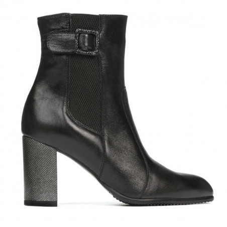 Bottes femme 1177 noir satiné