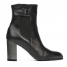 Bottes femme 1177 noir satiné