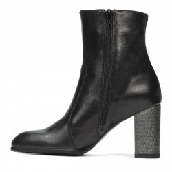 Bottes femme 1177 noir satiné