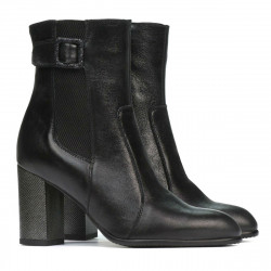 Bottes femme 1177 noir satiné