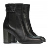 Bottes femme 1177 noir satiné