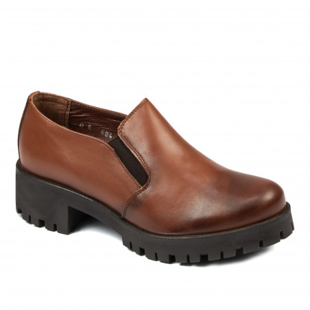 Chaussures décontractées femme 684 en marron