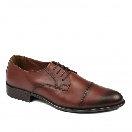 Chaussures élégantes hommes 838 à cognac
