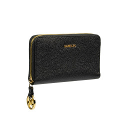 Portefeuille femme 204g noir caviar