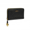 Portefeuille femme 204g noir caviar