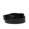 Ceinture hommes 72b noir brillant