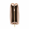 Portefeuille femme 201g croco rose