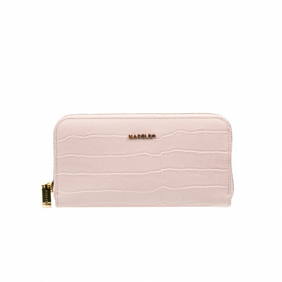 Portefeuille femme 201g croco rose Portefeuille femme 201g croco rose