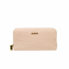 Portefeuille femme 201g croco pêche