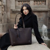 Sac à main pour femme 034g brun foncé lifestyle