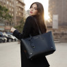 Sac à main femme bandoulière 034g noir saffiano lifestyle