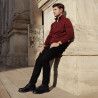 Chaussures élégantes homme 972 verni indigo combiné lifestyle