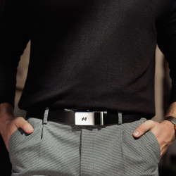 Ceinture hommes 76b noir lifestyle
