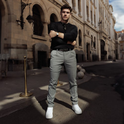 Ceinture hommes 76b noir lifestyle