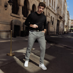 Ceinture hommes 76b noir lifestyle