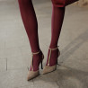 Chaussures élégantes femme 1323 sable velours lifestyle