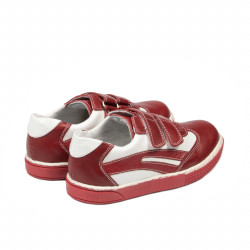 Chaussures enfants petits 16-1c rouge+blanc