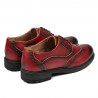 Chaussures décontractées femme 683 en rouge