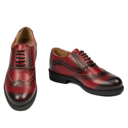 Chaussures décontractées femme 683 en rouge