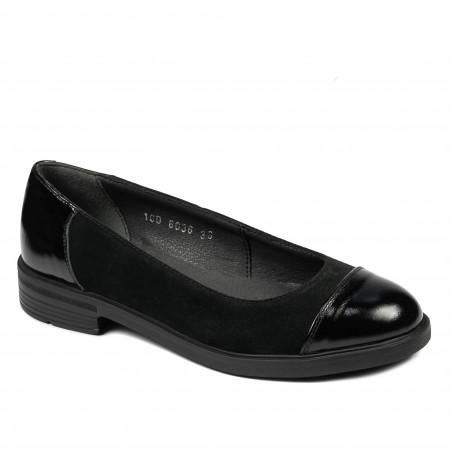 Ballerines femme 6036 noir combiné