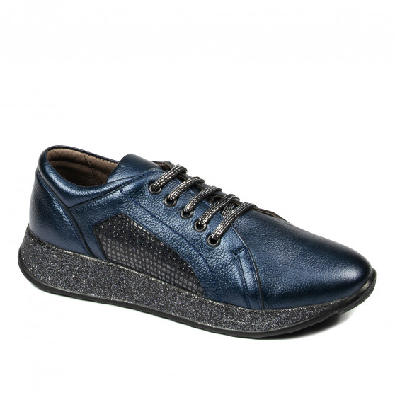 Baskets décontractées femme 6010 indigo nacré combiné Baskets décontractées femme 6010 indigo nacré combiné