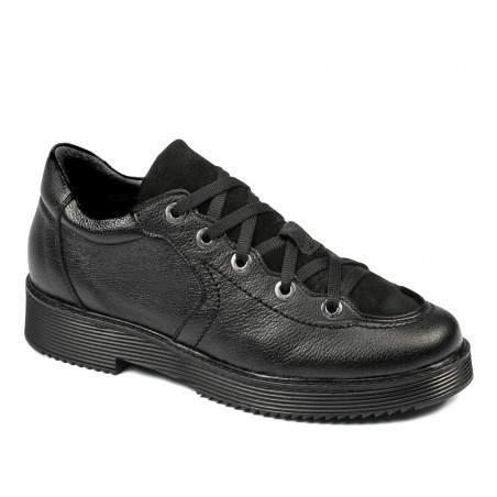 Chaussures décontractées femme 6026 noir combiné