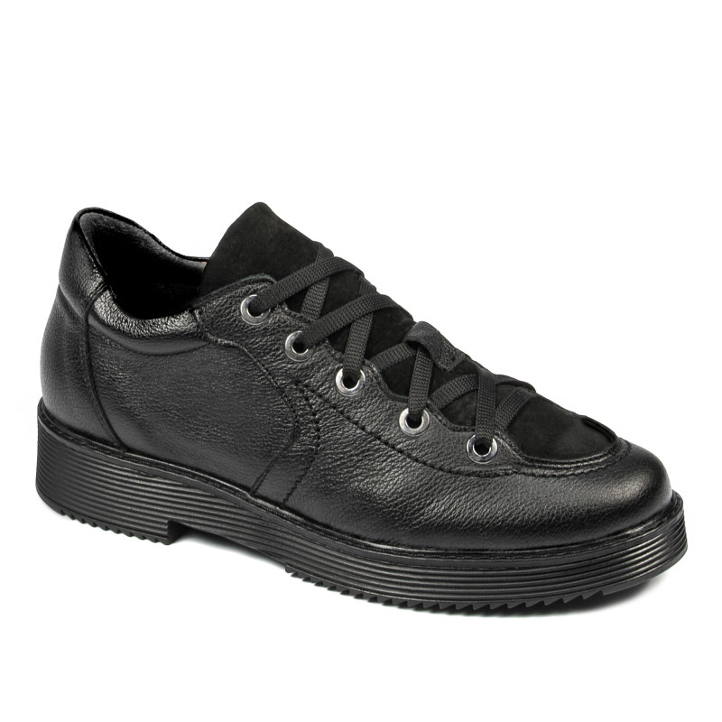 Chaussures décontractées femme 6026 noir combiné