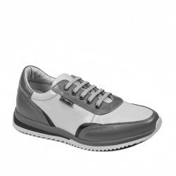 Baskets adolescents 374 gris combiné